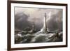 H.M.S. 'Lord Warden' off the Eddystone Lighthouses, 1882-Richard Bridges Beechey-Framed Giclee Print