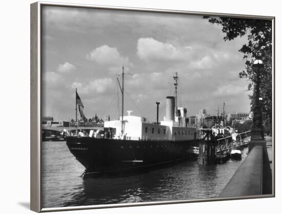 H.M.S. 'President'-Fred Musto-Framed Photographic Print