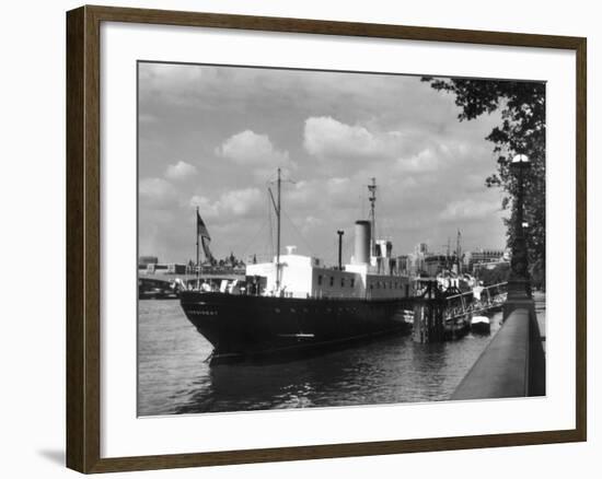 H.M.S. 'President'-Fred Musto-Framed Photographic Print
