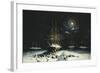 H.M.S Resolute, Assistance, Intrepid and Pioneer wintering in the Arctic, 1850-51-null-Framed Giclee Print