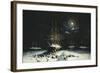 H.M.S Resolute, Assistance, Intrepid and Pioneer wintering in the Arctic, 1850-51-null-Framed Giclee Print