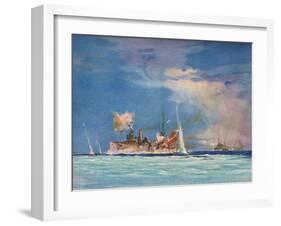 H.M.S. Sydney Commanded by Captain J.C.T. Glossop-null-Framed Giclee Print