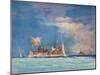 H.M.S. Sydney Commanded by Captain J.C.T. Glossop-null-Mounted Giclee Print
