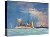 H.M.S. Sydney Commanded by Captain J.C.T. Glossop-null-Stretched Canvas