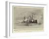 H M S Terrible as She Will Appear When Completed for Sea, the Largest Cruiser in the World-William Lionel Wyllie-Framed Giclee Print