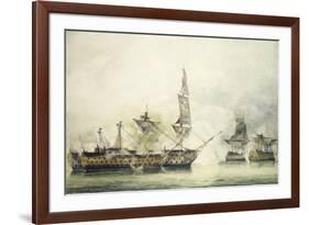 H.M.S. Victory at the Battle of Trafalgar, 1805-John Constable-Framed Giclee Print