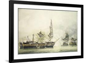 H.M.S. Victory at the Battle of Trafalgar, 1805-John Constable-Framed Giclee Print