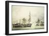 H.M.S. Victory at the Battle of Trafalgar, 1805-John Constable-Framed Giclee Print