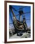 H.M.S. Victory, Portsmouth, Hampshire, England-Nigel Francis-Framed Photographic Print