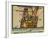 H.M.S. Victory, Portsmouth, Poster Advertising Southern Electric Railways-Kenneth Shoesmith-Framed Giclee Print