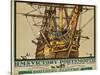 H.M.S. Victory, Portsmouth, Poster Advertising Southern Electric Railways-Kenneth Shoesmith-Stretched Canvas