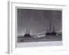 H.M. Ships Hecla and Griper in Winter Harbour, Journal of a Voyage, W.E. Parry, c.1821-William Westall-Framed Giclee Print