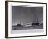 H.M. Ships Hecla and Griper in Winter Harbour, Journal of a Voyage, W.E. Parry, c.1821-William Westall-Framed Giclee Print