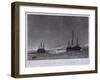 H.M. Ships Hecla and Griper in Winter Harbour, Journal of a Voyage, W.E. Parry, c.1821-William Westall-Framed Giclee Print