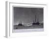 H.M. Ships Hecla and Griper in Winter Harbour, Journal of a Voyage, W.E. Parry, c.1821-William Westall-Framed Giclee Print