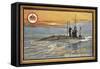 H M Submarine Number 2-null-Framed Stretched Canvas