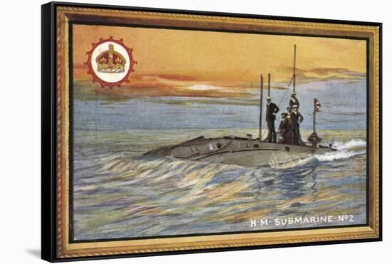 H M Submarine Number 2-null-Framed Stretched Canvas