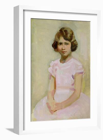 H.M. The Queen as Princess Elizabeth-Harry Watson-Framed Giclee Print