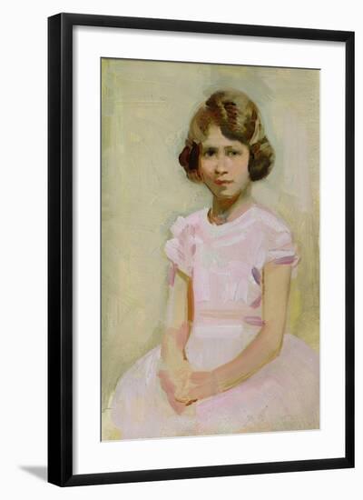 H.M. The Queen as Princess Elizabeth-Harry Watson-Framed Giclee Print