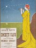 Poster for a Classical Music Concert Starring the Belgian Violinist and Composer Eugene Ysaye-H. Meunier-Mounted Photographic Print