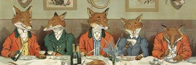Mr. Fox's Hunt Breakfast-H Neilson-Mounted Art Print
