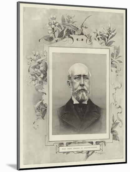 H R H Prince Christian of Schleswig-Holstein-null-Mounted Giclee Print