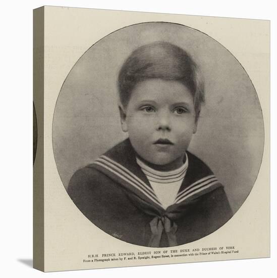 H R H Prince Edward, Eldest Son of the Duke and Duchess of York-null-Stretched Canvas