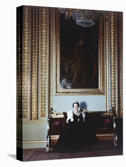 H.R.H.Queen Elizabeth, the Queen Mother-Cecil Beaton-Stretched Canvas
