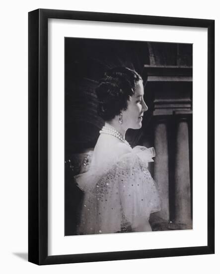 H.R.H.Queen Elizabeth-Cecil Beaton-Framed Giclee Print