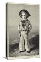 H R H the Prince of Wales at the Age of Six-Franz Xaver Winterhalter-Stretched Canvas