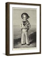 H R H the Prince of Wales at the Age of Six-Franz Xaver Winterhalter-Framed Giclee Print
