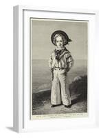 H R H the Prince of Wales at the Age of Six-Franz Xaver Winterhalter-Framed Giclee Print