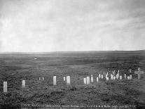 "Custer's Monument On Crow Agency"-H.R. Locke-Art Print