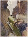 Great Central Express-H.r. Millar-Framed Stretched Canvas