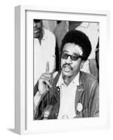 H. Rap Brown, S.N.C.C.-Marion S^ Trikosko-Framed Photo