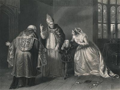 'Queen Elizabeth and the Duke of York. (King Richard III)', c1870