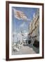 H“tel Des Roches Noires, Trouville-Claude Monet-Framed Giclee Print