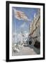 H“tel Des Roches Noires, Trouville-Claude Monet-Framed Giclee Print