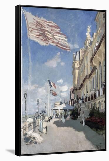 H“tel Des Roches Noires, Trouville-Claude Monet-Framed Stretched Canvas