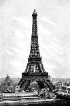 Paris, France - Tour Eiffel, Foundations-H. Thiriat-Framed Art Print