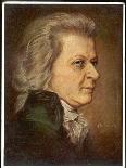 Wolfgang Amadeus Mozart the Austrian Composer in Later Life-H. Torggler-Framed Stretched Canvas