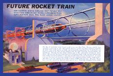 Future Rocket Train-H.w. Mccaulley-Art Print