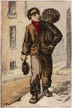 Costume, Dustman-HW Petherick-Framed Stretched Canvas