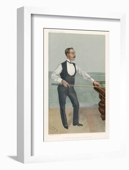 H.W. Stevenson a Leading British Player of His Day Who Won His First Billiards Championship in 1901-Spy (Leslie M. Ward)-Framed Photographic Print