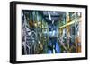 H1 Particle Detector Electronics At DESY-David Parker-Framed Photographic Print