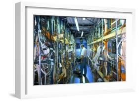 H1 Particle Detector Electronics At DESY-David Parker-Framed Photographic Print