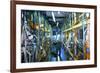 H1 Particle Detector Electronics At DESY-David Parker-Framed Photographic Print