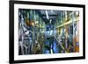 H1 Particle Detector Electronics At DESY-David Parker-Framed Photographic Print