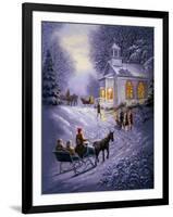 H16 Sleigh Church-D. Rusty Rust-Framed Giclee Print