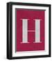 H-null-Framed Art Print